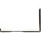 Ekena Millwork Steel Hanging Shelf Bracket, Antiqued Brass 2"W x 12"D x 7"H BKTM02X12X07HSABS - alternate 2